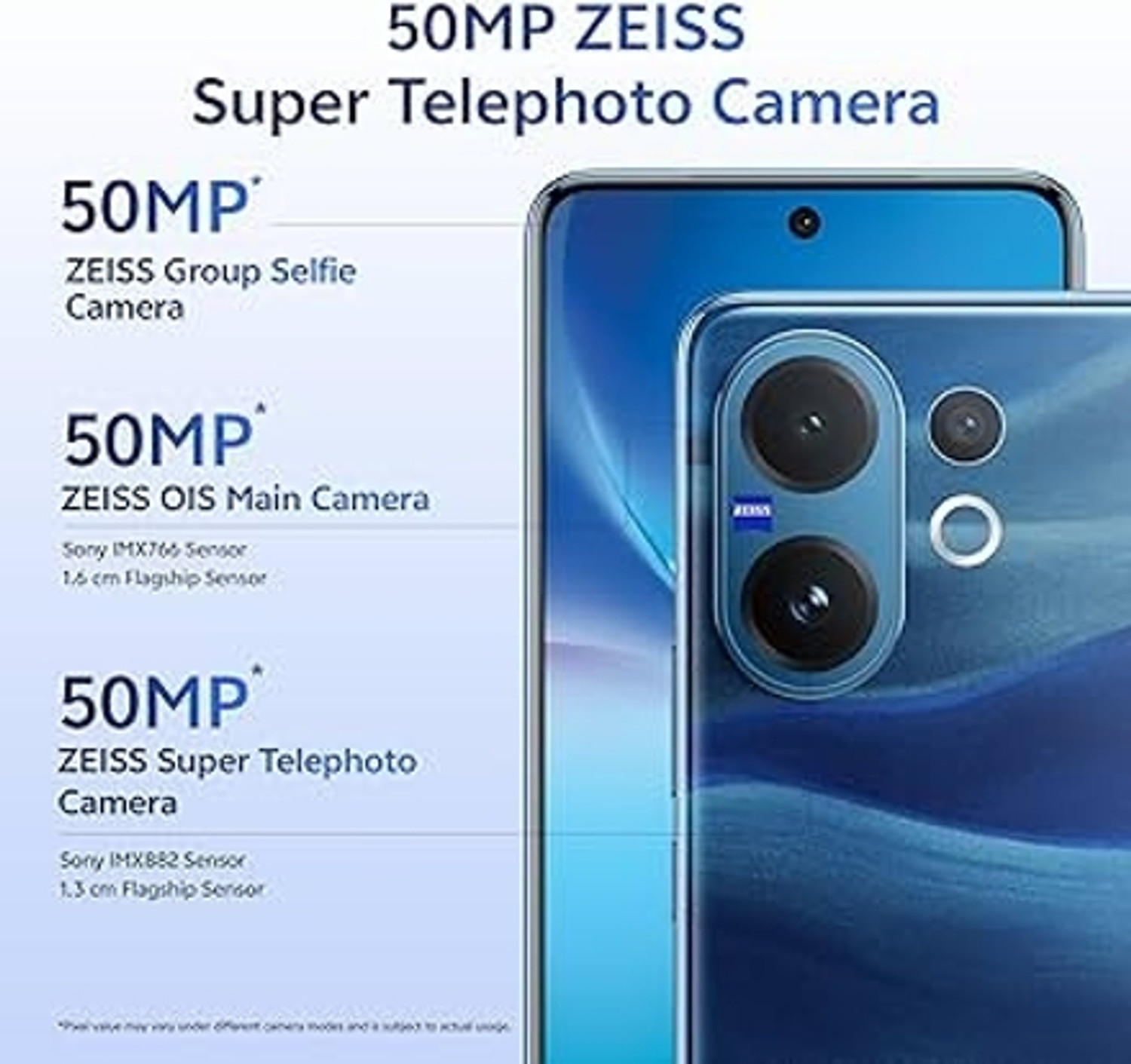 Image of vivo V60 5G (Moonlit Blue, 128 GB)