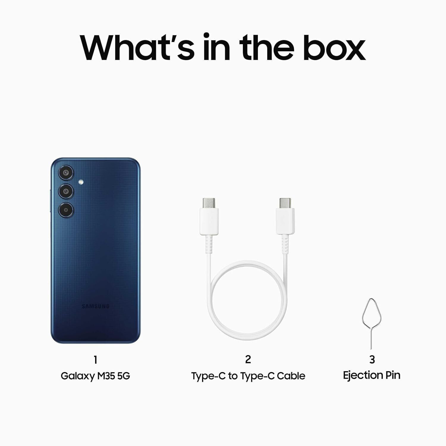 Image of Samsung Galaxy M35 5G (Moonlight Blue, 256 GB)