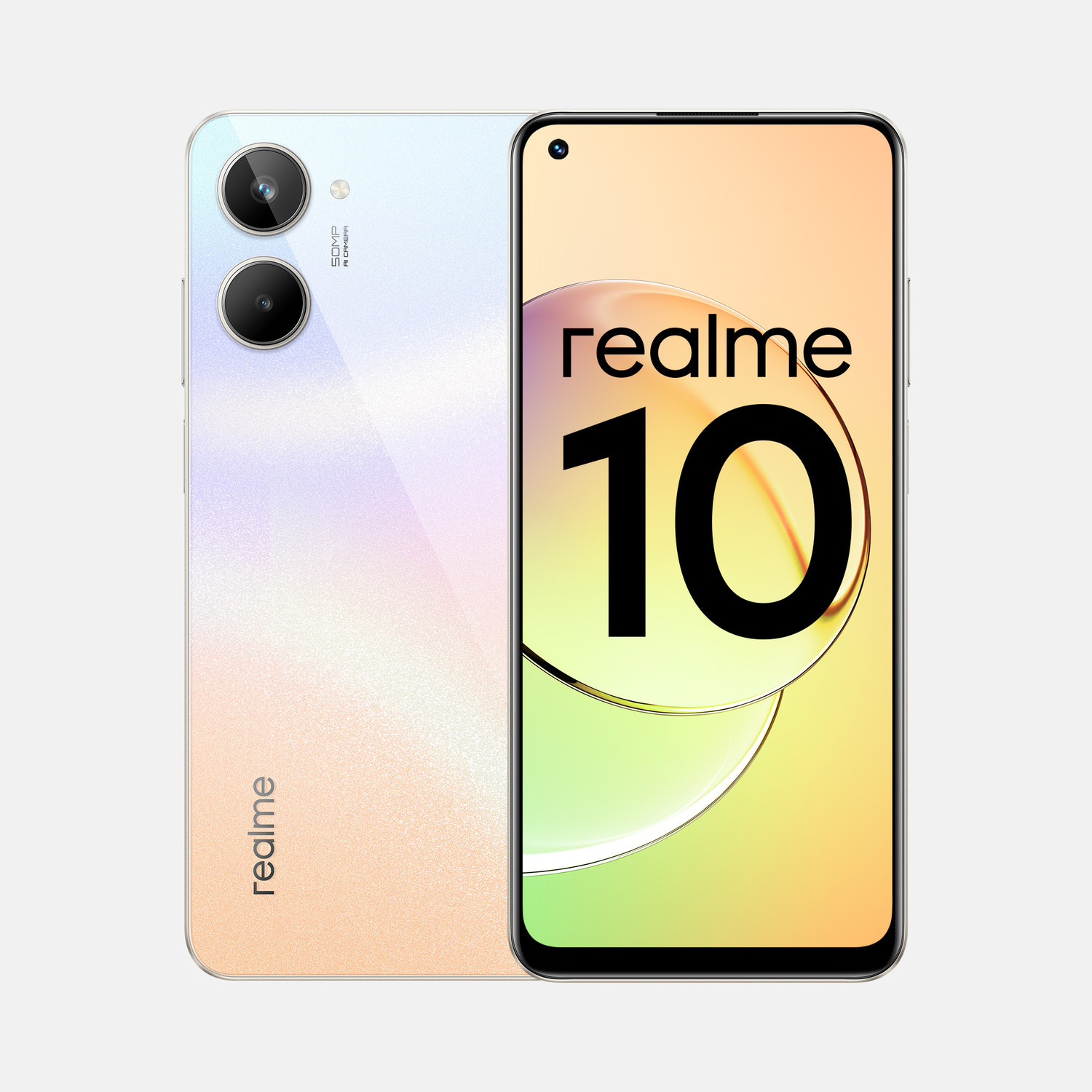 Image of realme 10 (Clash White, 64 GB)