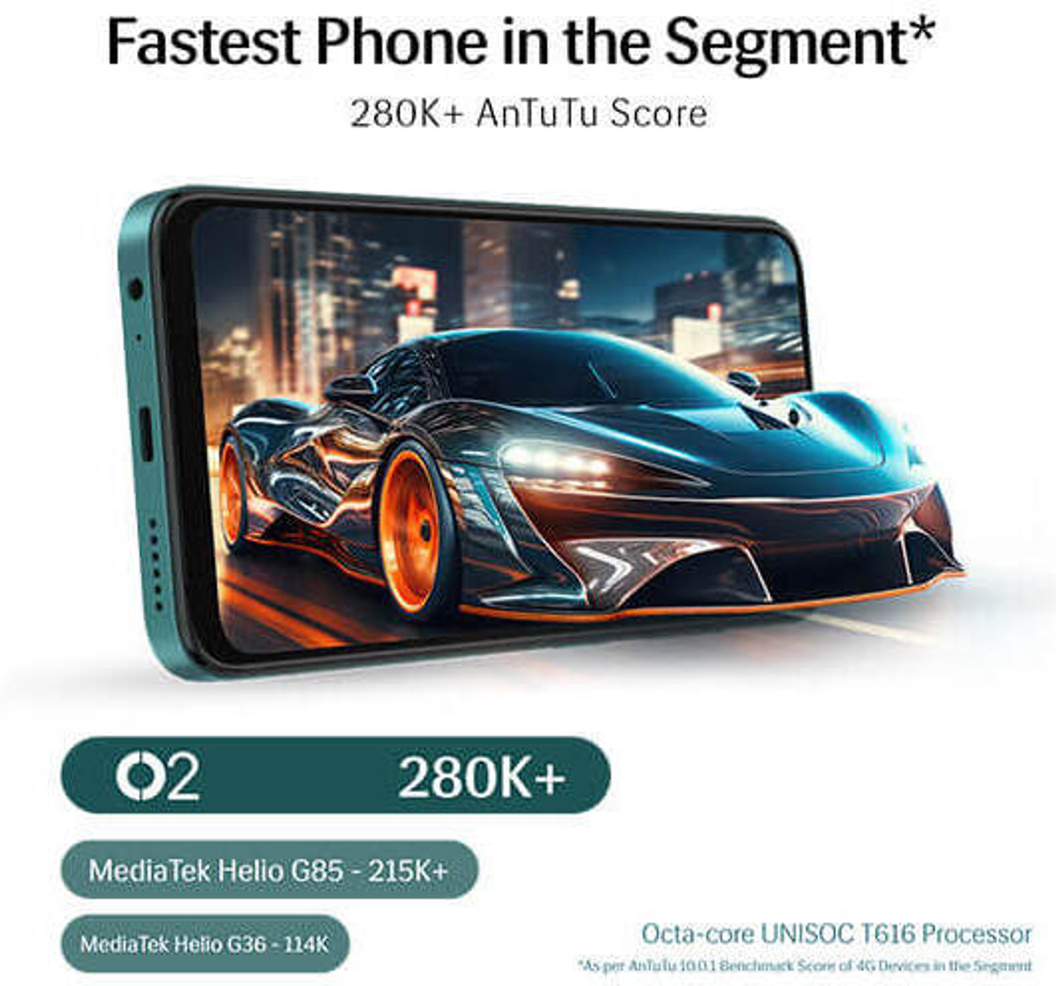 Image of LAVA O2 (Imperial Green, 128 GB)