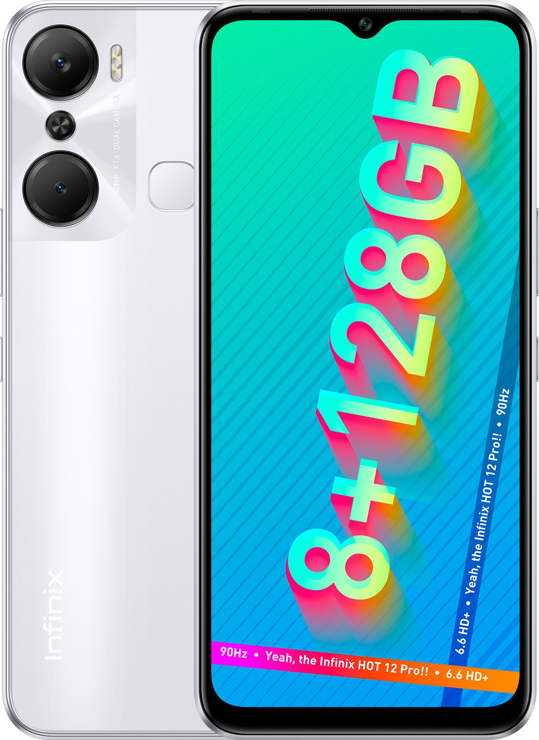 Image of Infinix Hot 12 Pro (Halo White, 128 GB)