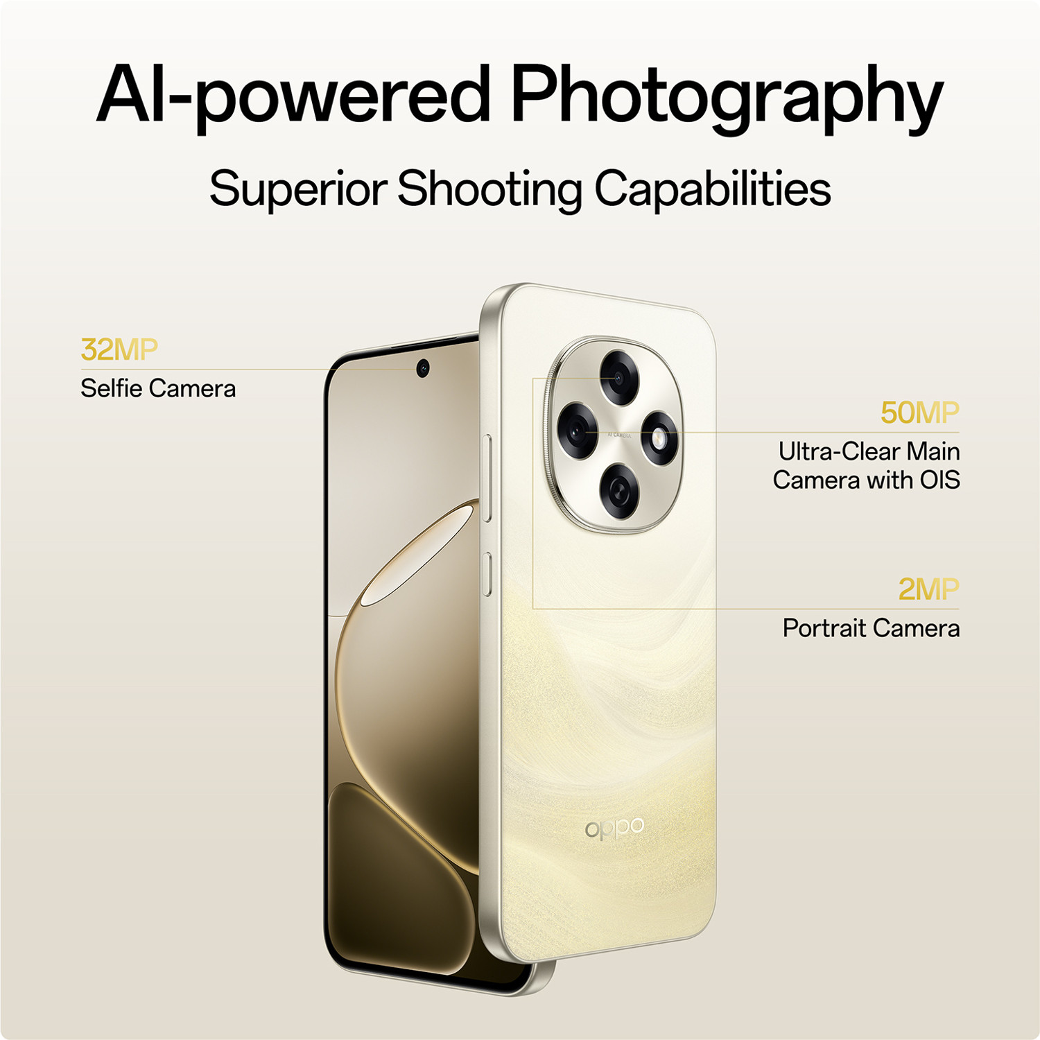 Image of OPPO F31 Pro 5G (Desert Gold, 256 GB)