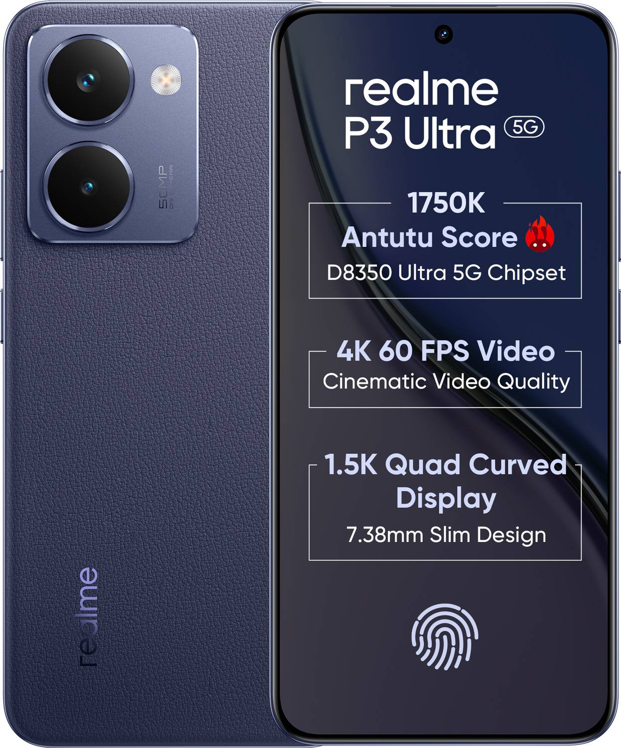realme P3 Ultra 5G (Neptune Blue, 256 GB) (12 GB RAM)