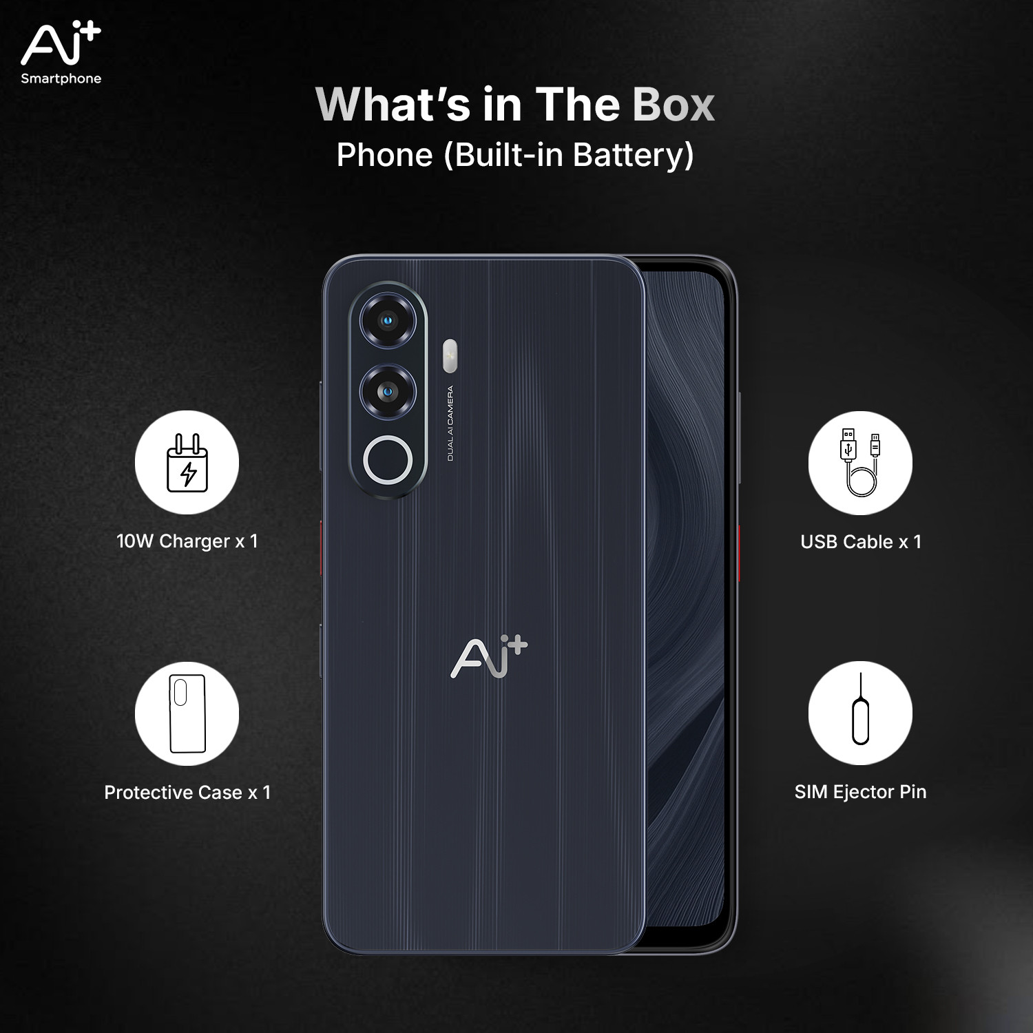 Image of Ai+ Nova 2 Neo 5G (Black, 64 GB)