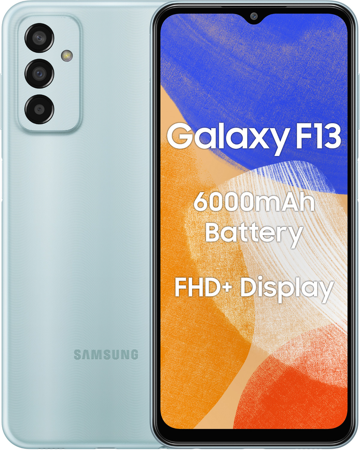 Image of Samsung Galaxy F13 (Waterfall Blue, 128 GB)