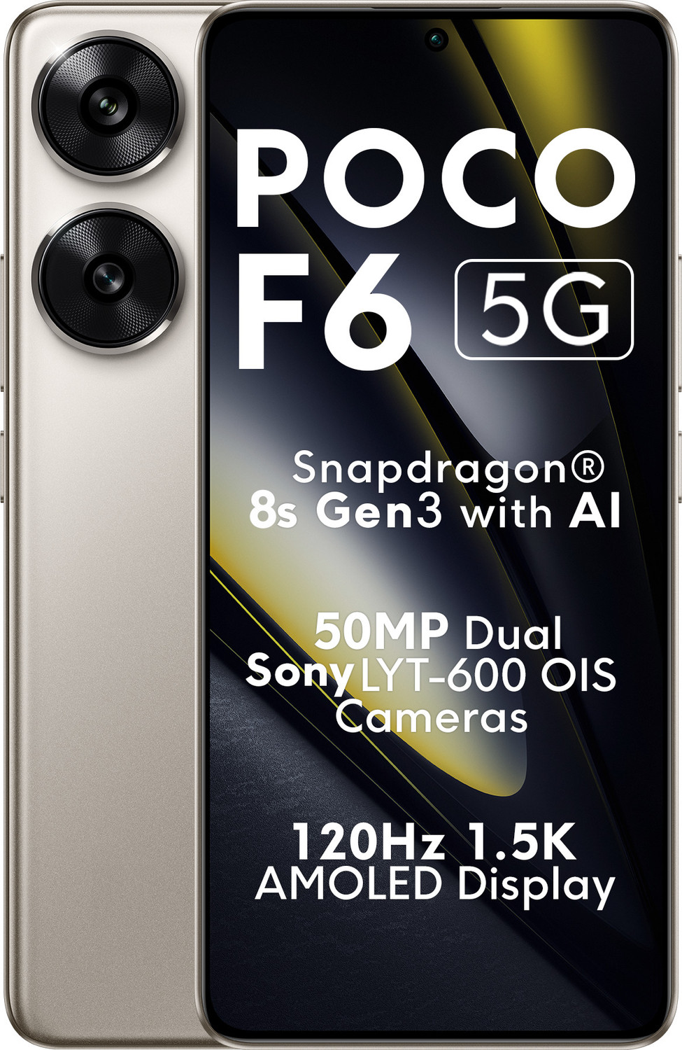 Image of POCO F6 5G (Titanium, 256 GB)