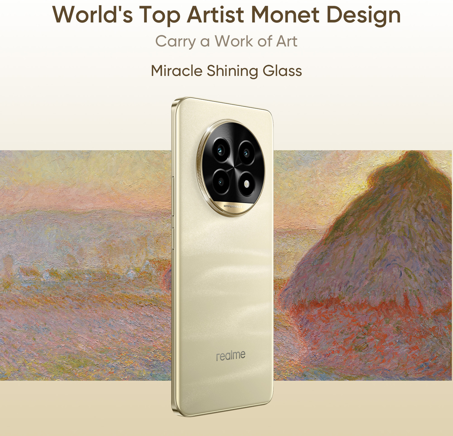 Image of realme 13 Pro 5G (Monet Gold, 256 GB)
