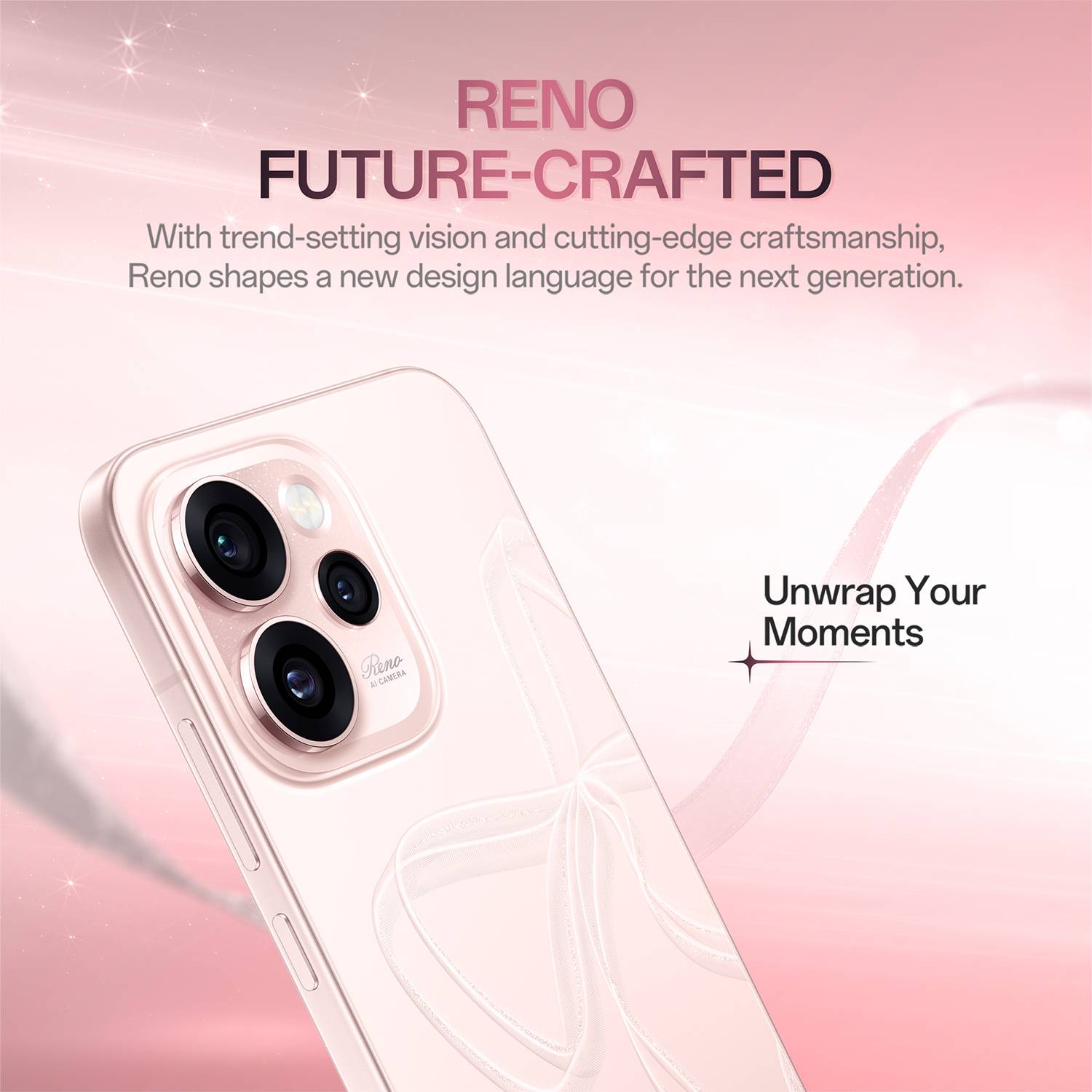 OPPO Reno15 Pro Mini 5G 256GB Crystal Pink - Image 3