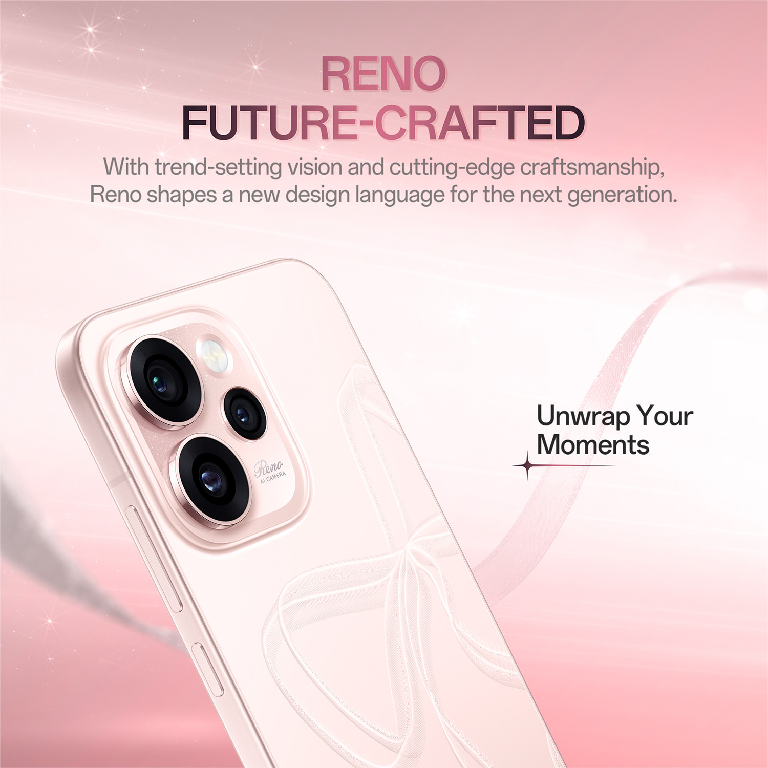 Image of OPPO Reno15 Pro Mini 5G (Crystal Pink, 256 GB)