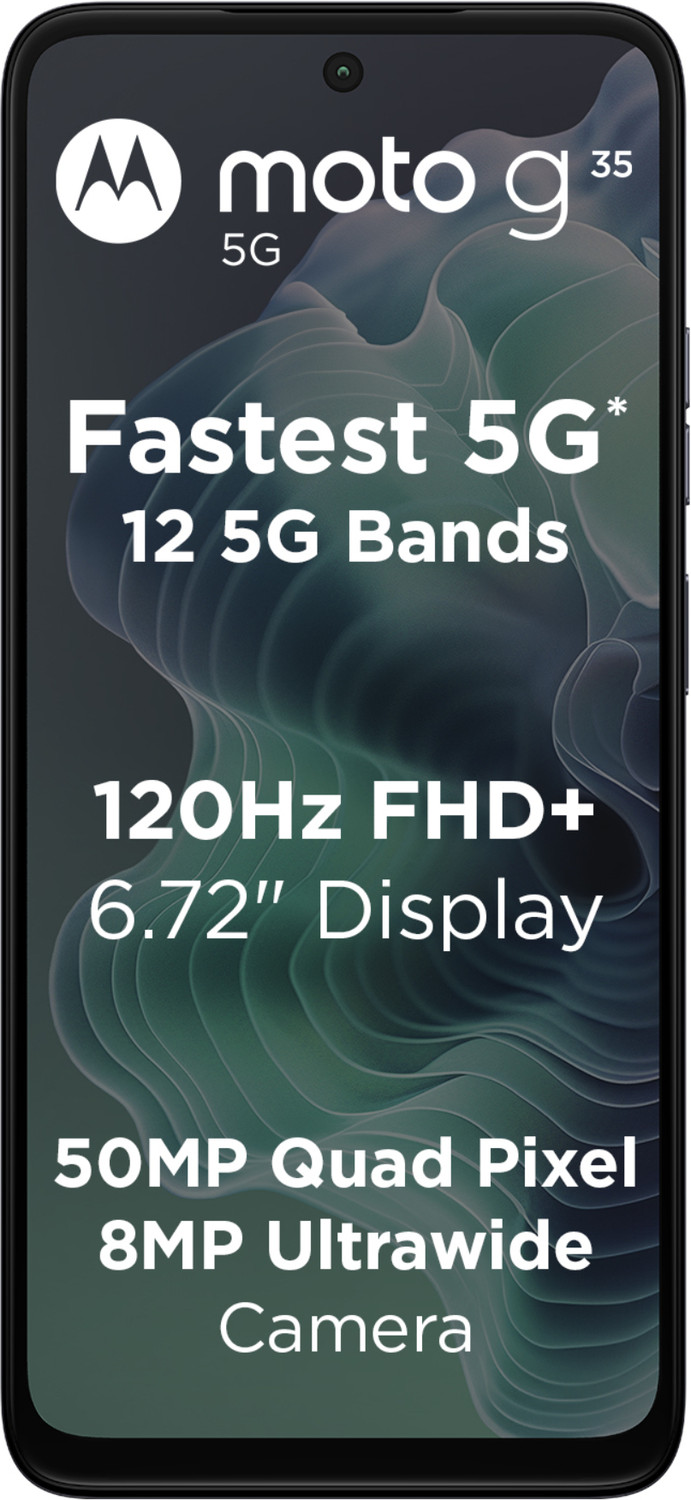 Image of MOTOROLA g35 5G (Midnight Black, 128 GB)