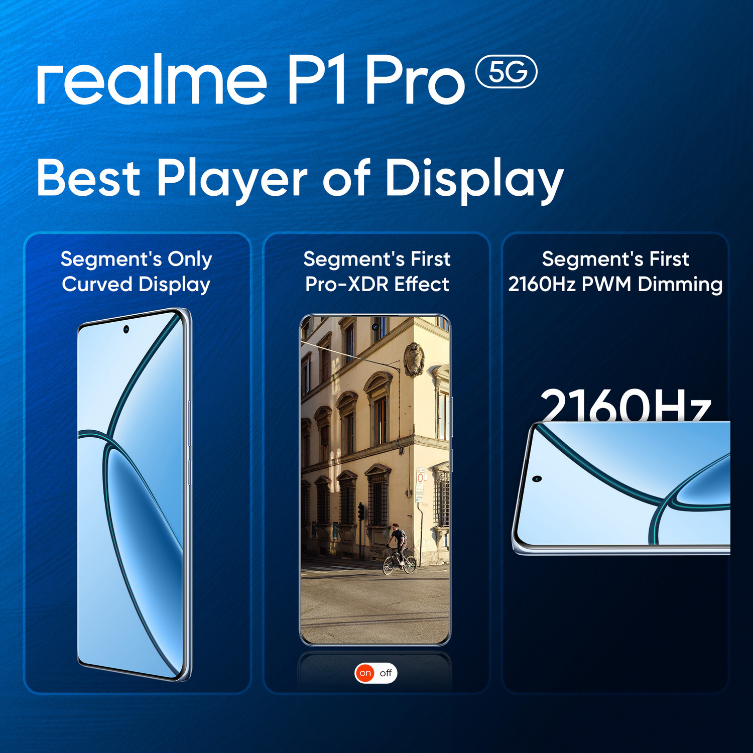 Image of realme P1 Pro 5G (Parrot Blue, 256 GB)