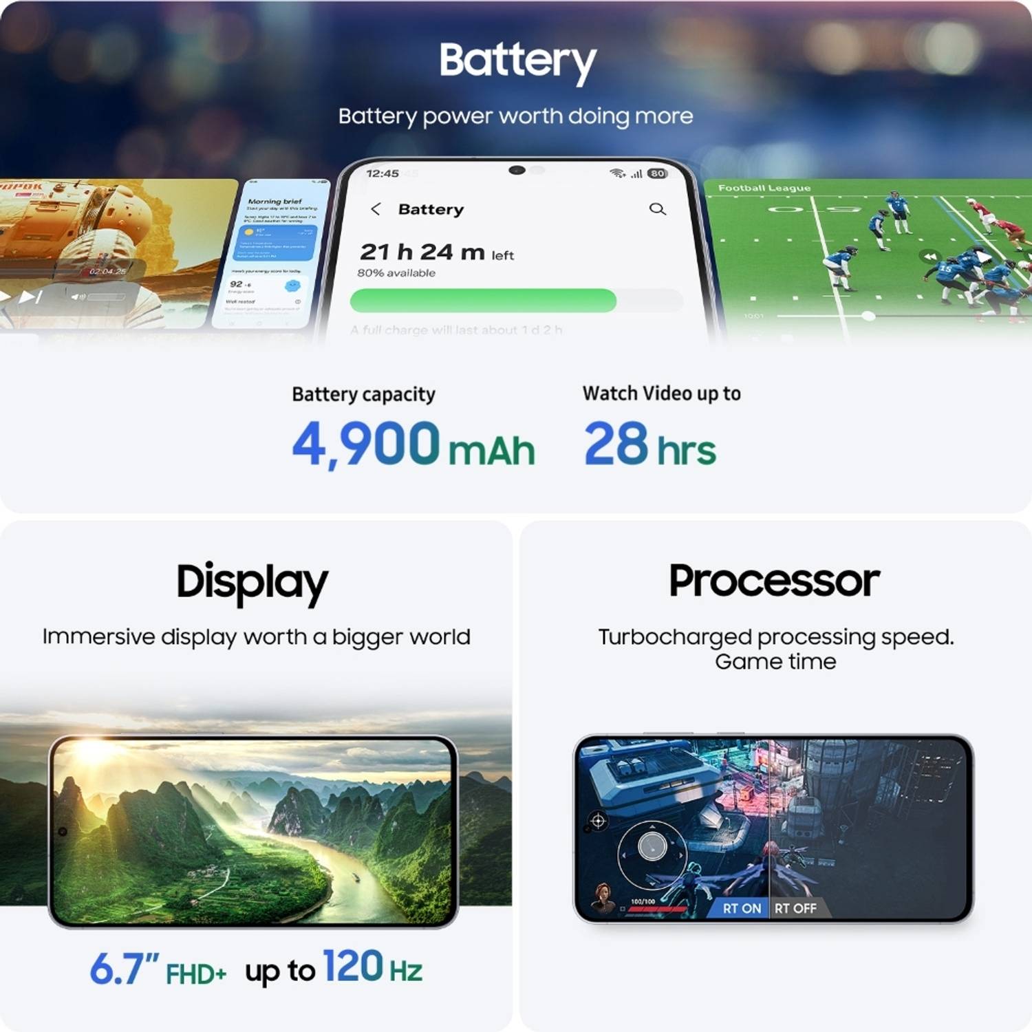 Samsung Galaxy S25 FE 5G (Navy, 128 GB) - Image 5
