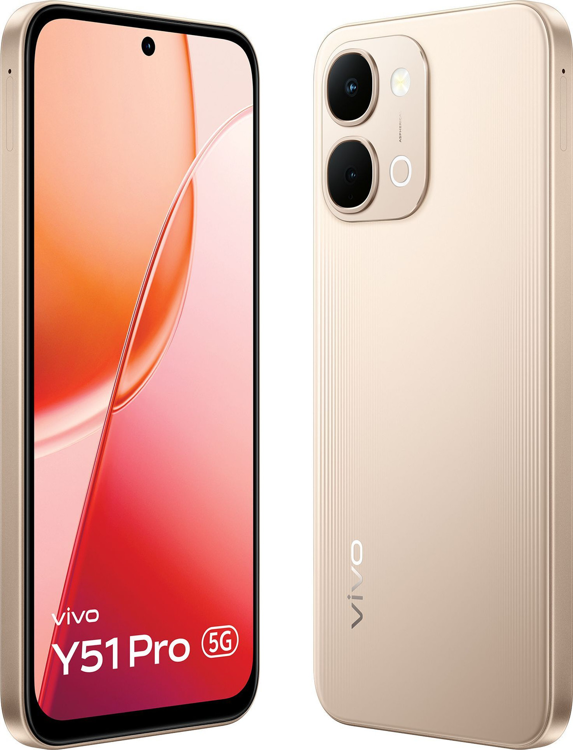 Image of vivo Y51 Pro 5G (Golden Mist, 128 GB)