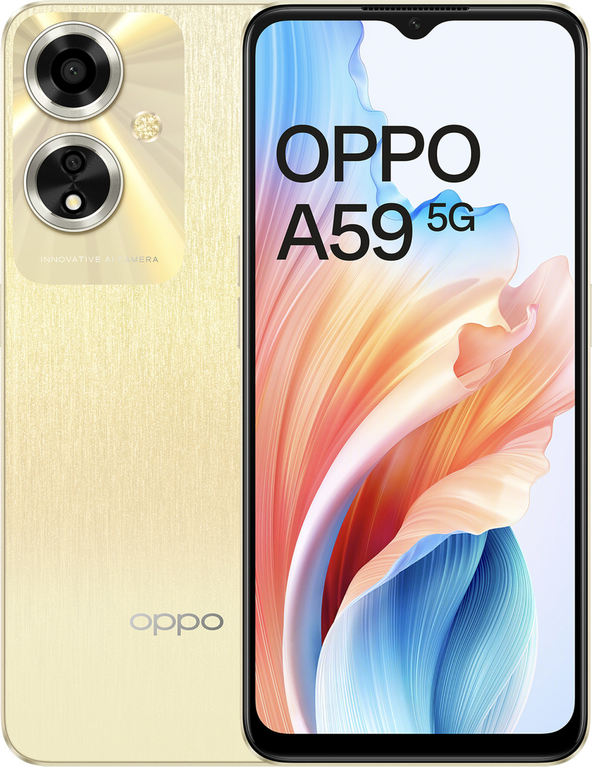 Image of OPPO A59 5G (Silk Gold, 128 GB)