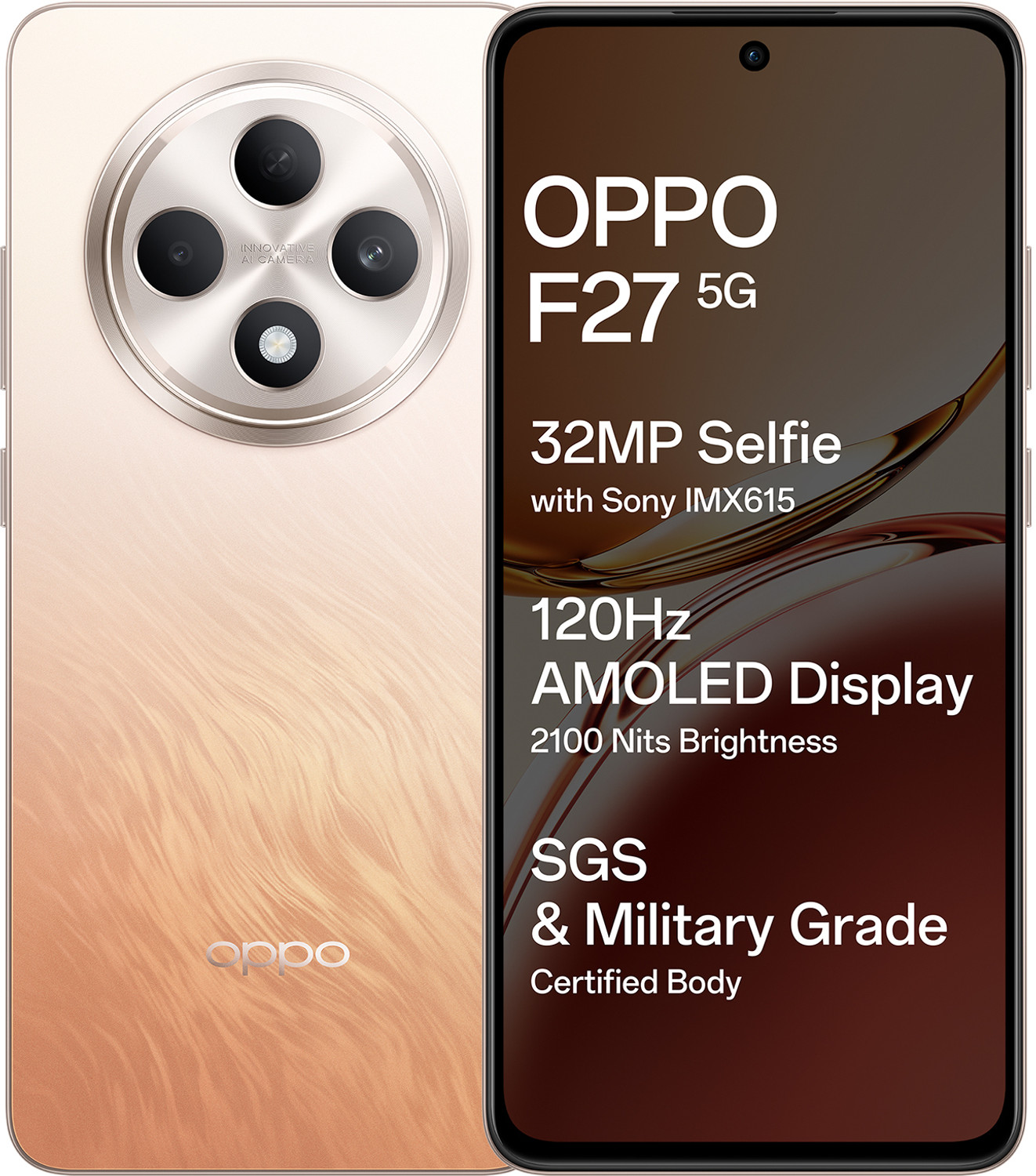 Image of OPPO F27 5G (Aber Orange, 128 GB)