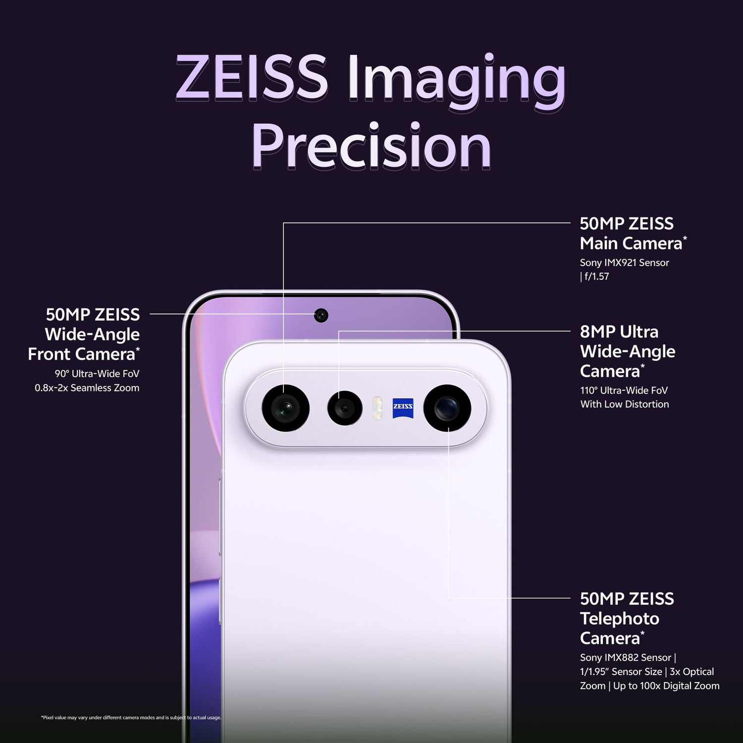 Image of vivo X300 FE (Lilac Purple, 256 GB)