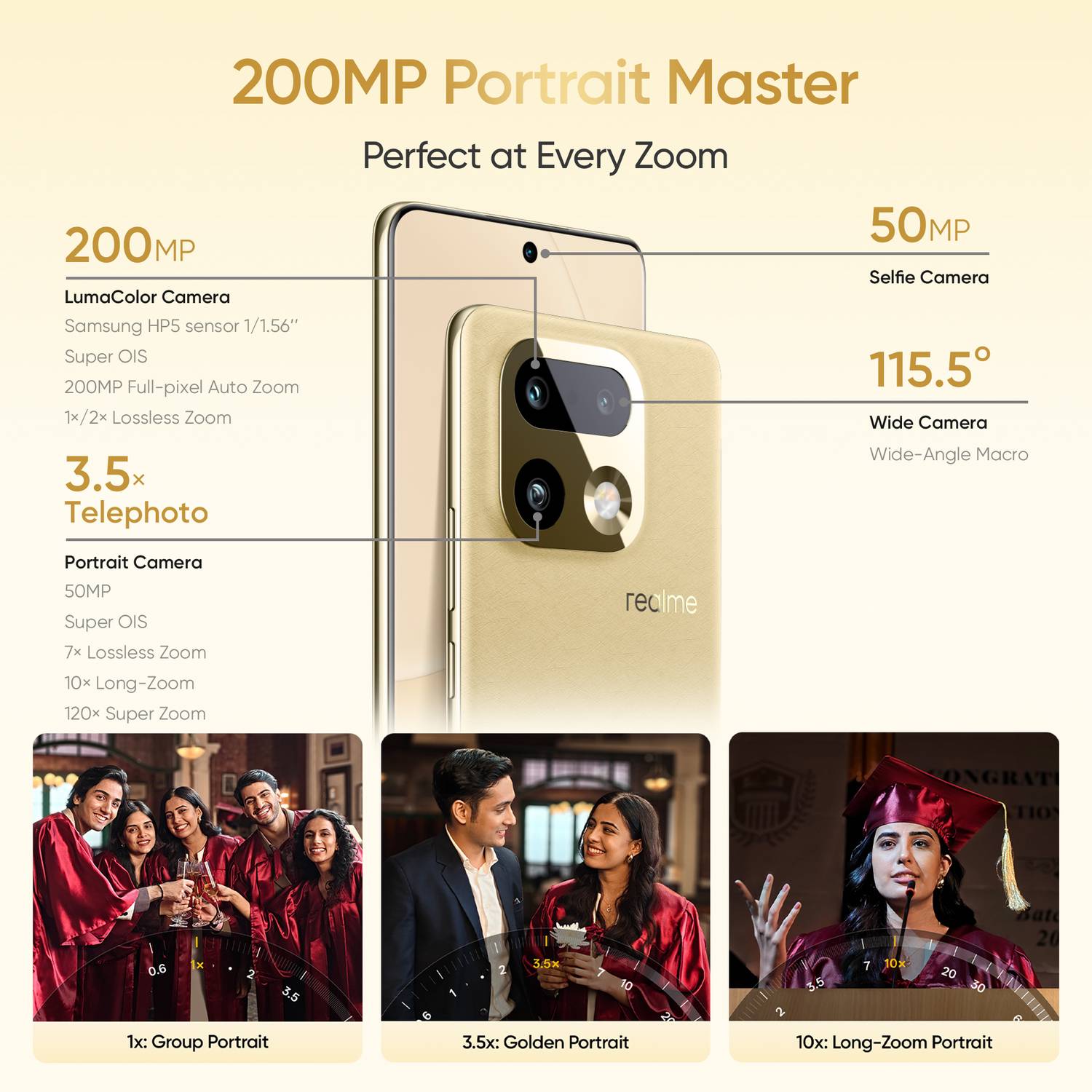 realme 16 Pro+ 5G 256GB Master Grey - Image 3