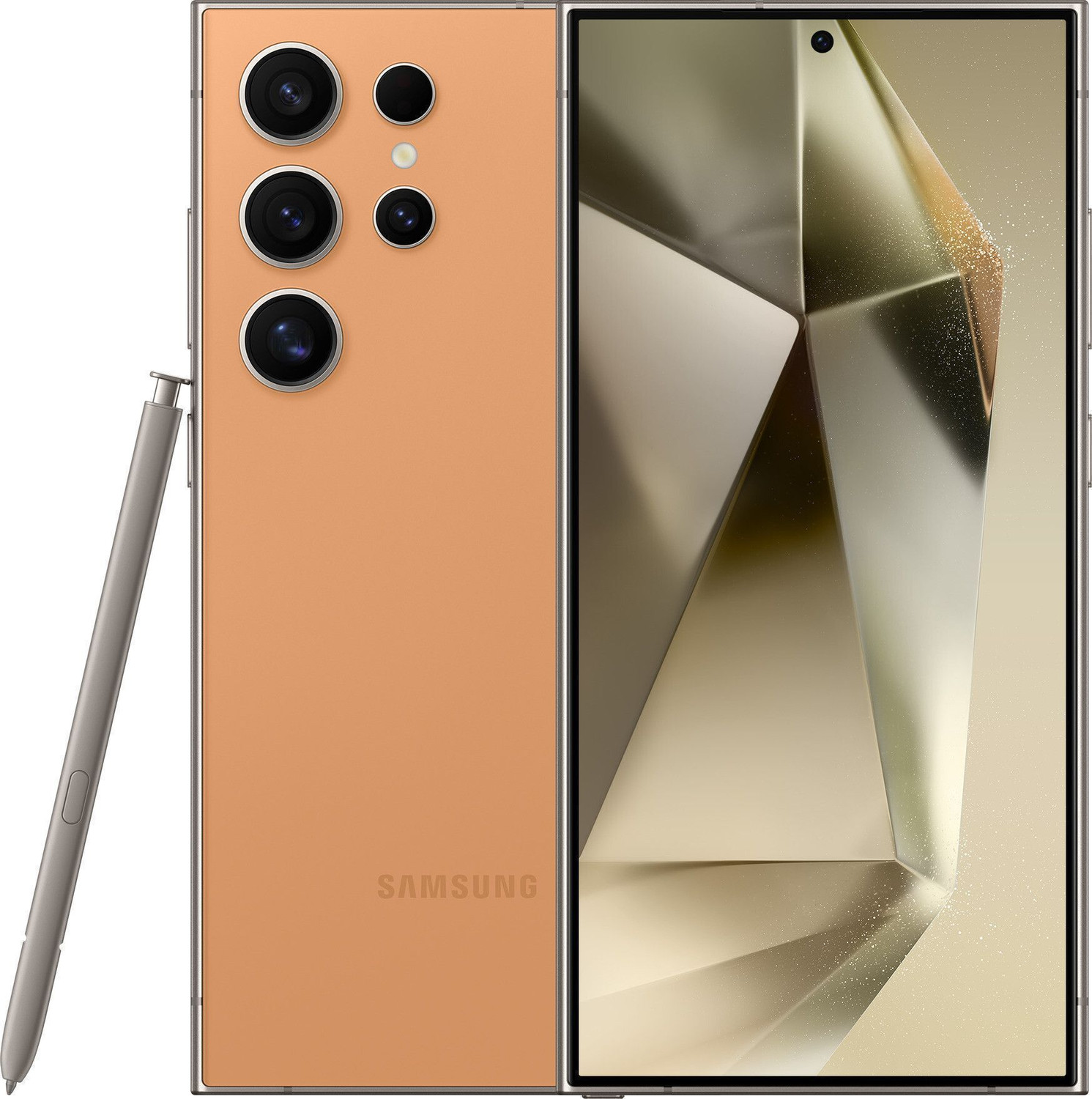Image of Samsung Galaxy S24 Ultra 5G (Titanium Orange, 256 GB)