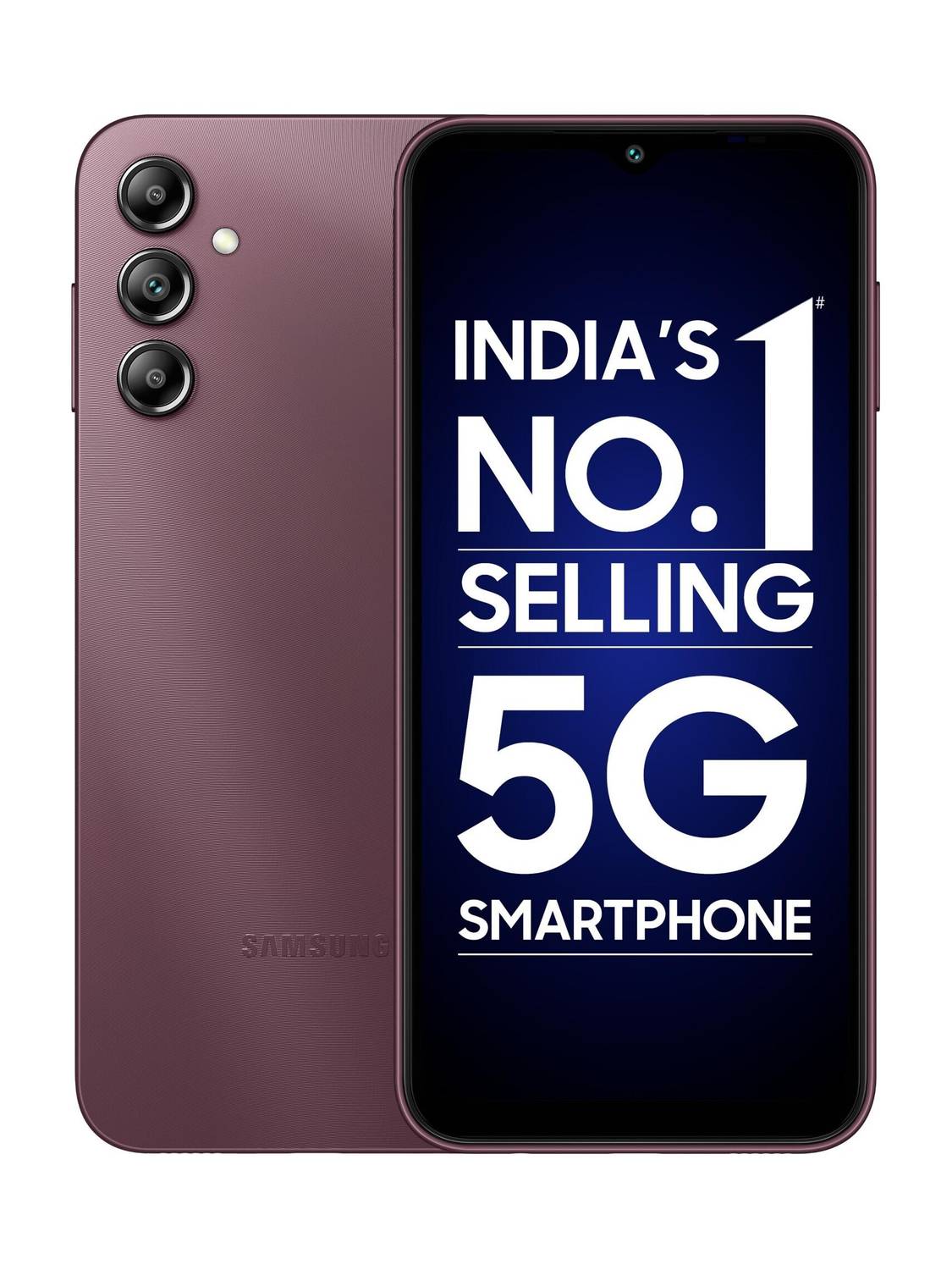 Samsung Galaxy A14 5G (Dark Red, 128 GB) - Image 1
