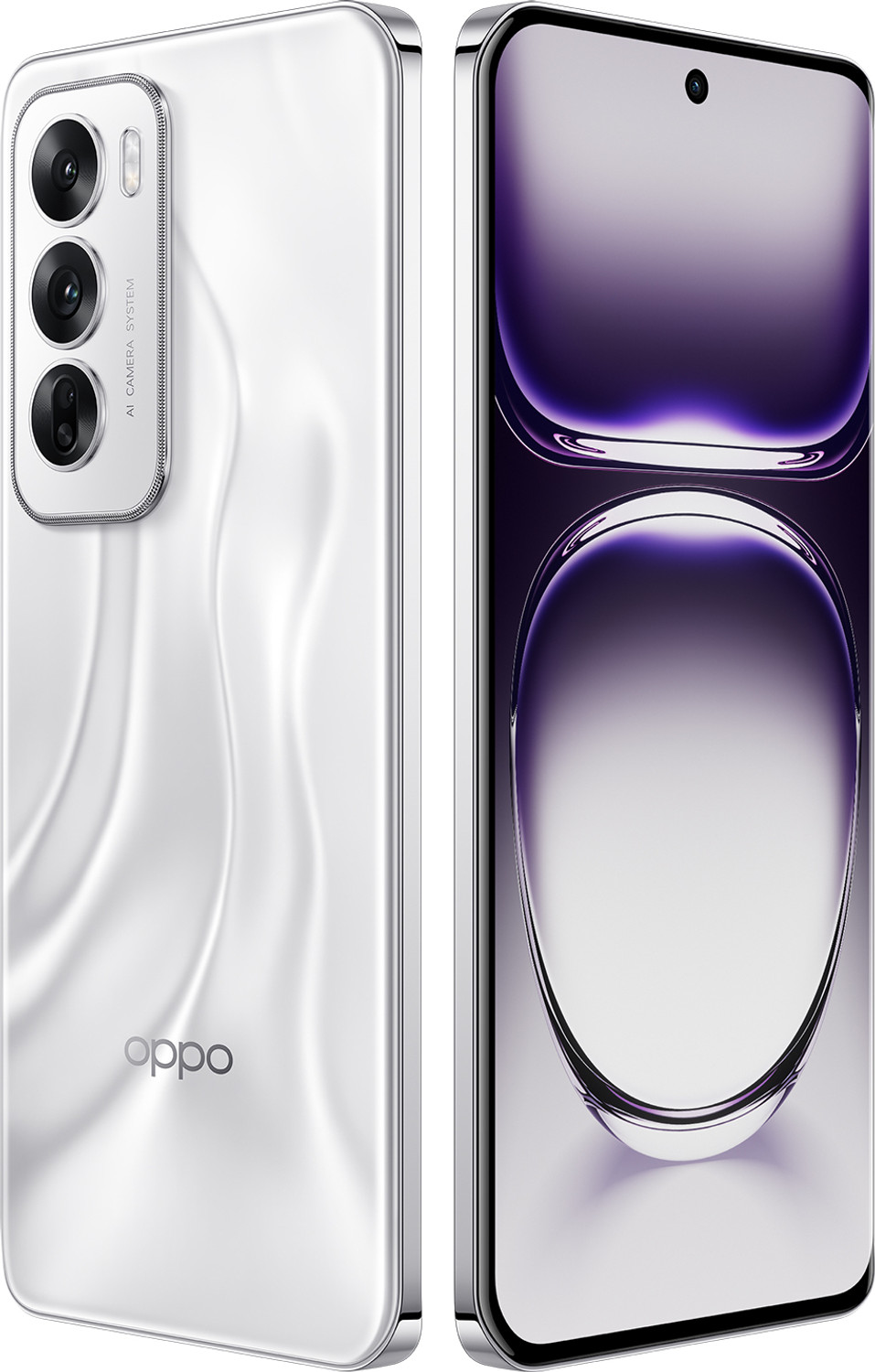 Image of OPPO Reno 12 5G (Astro Silver, 256 GB)