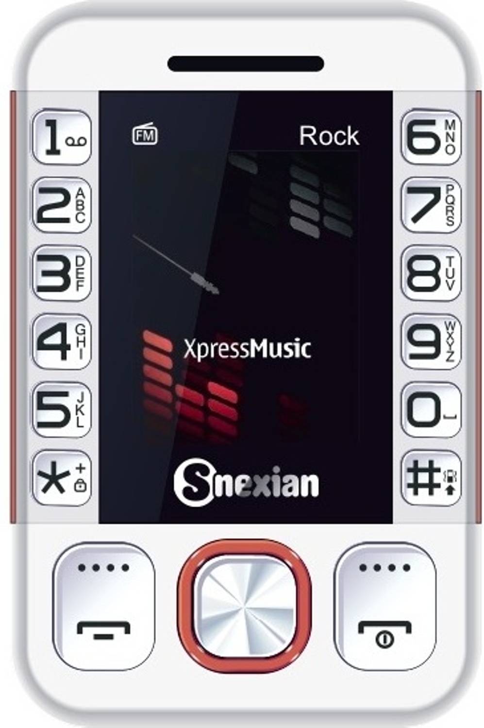 Snexian ROCK 7600 (White Red)