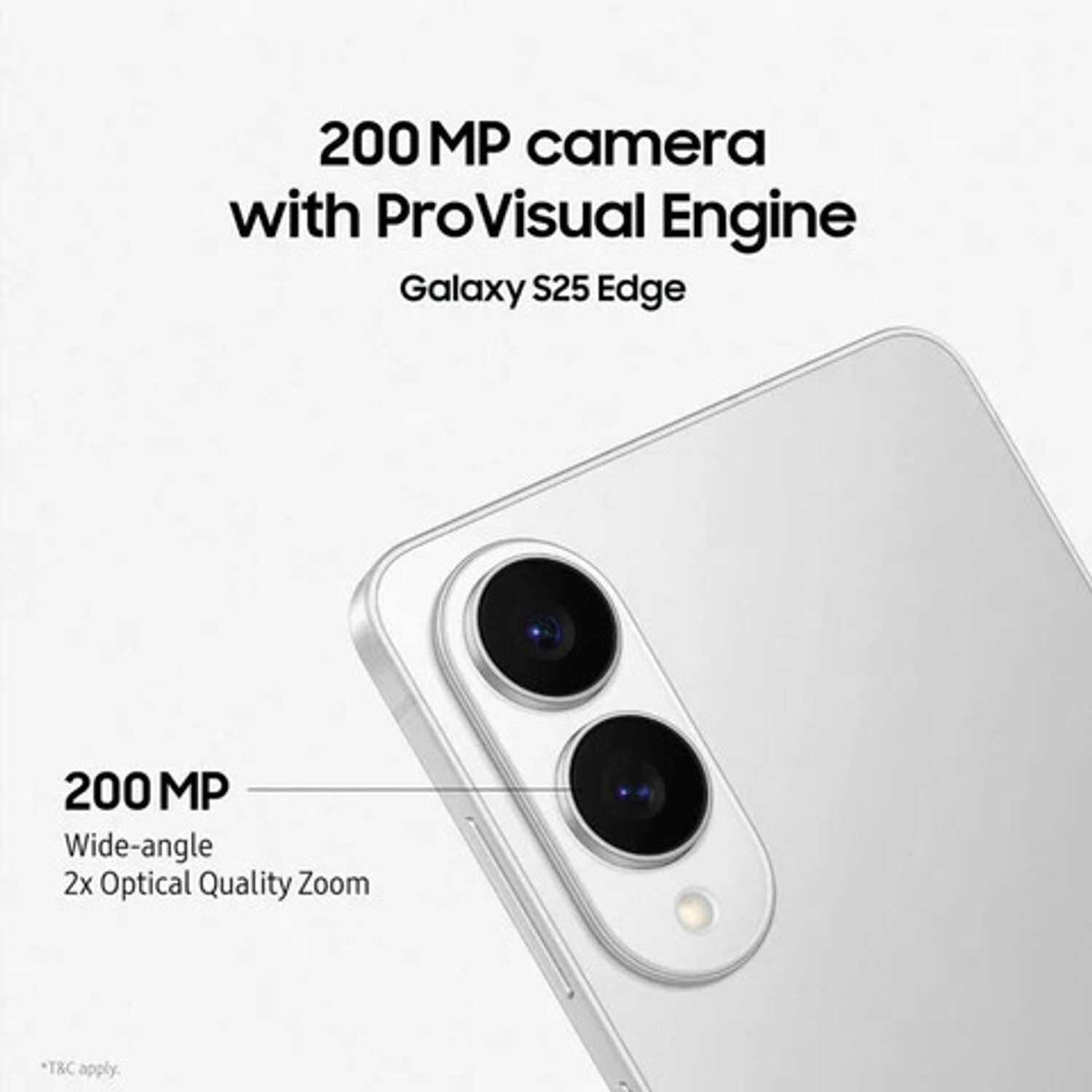 Image of Samsung Galaxy S25 Edge 5G (Titanium Silver, 256 GB)
