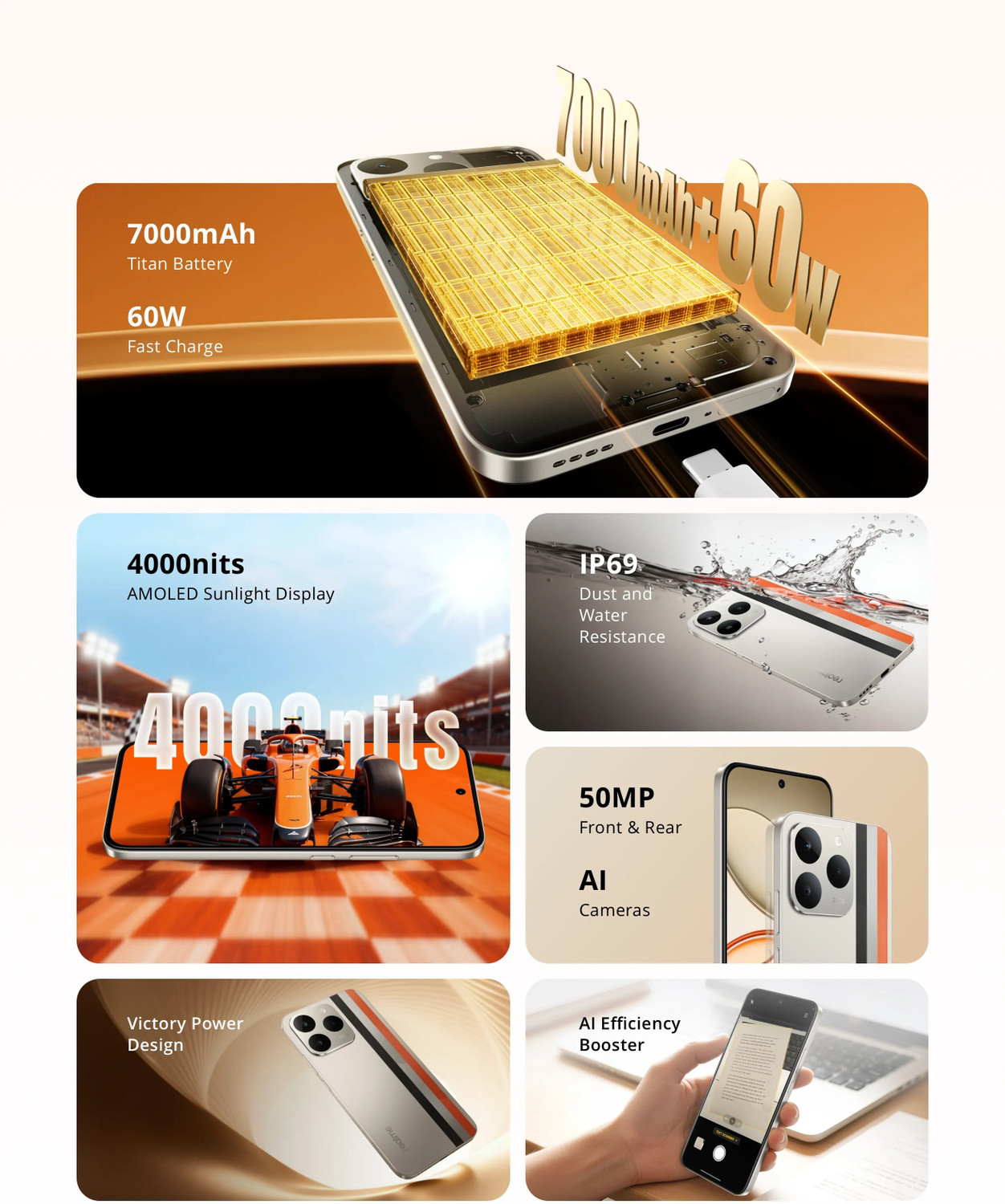 Image of realme Narzo 90 5G (Carbon Black, 128 GB)