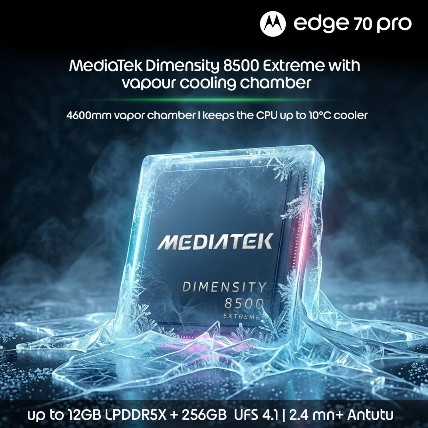 Image of MOTOROLA edge 70 pro (Marble - PANTONE Lily white (white), 256 GB)