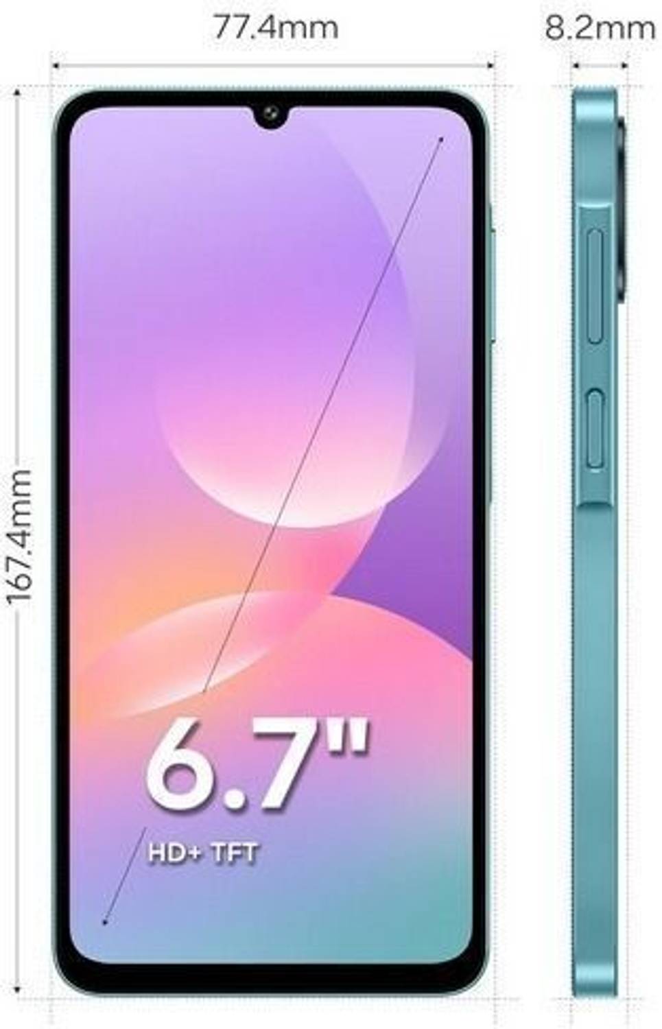 Samsung Galaxy M17e 128GB Blitz Blue - Image 3