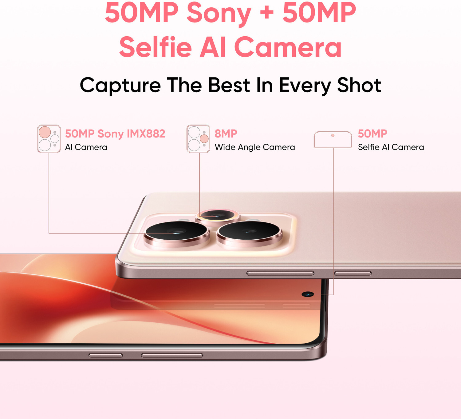 Image of realme 15 5G (Silk Pink, 128 GB)