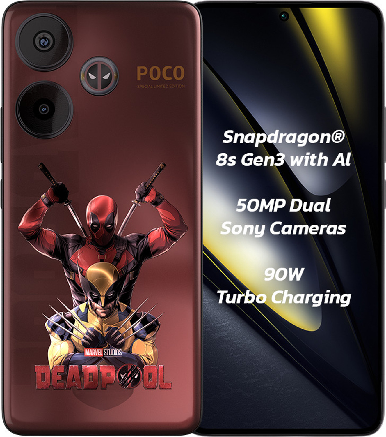 Image of POCO F6 5G (Deadpool, 256 GB)