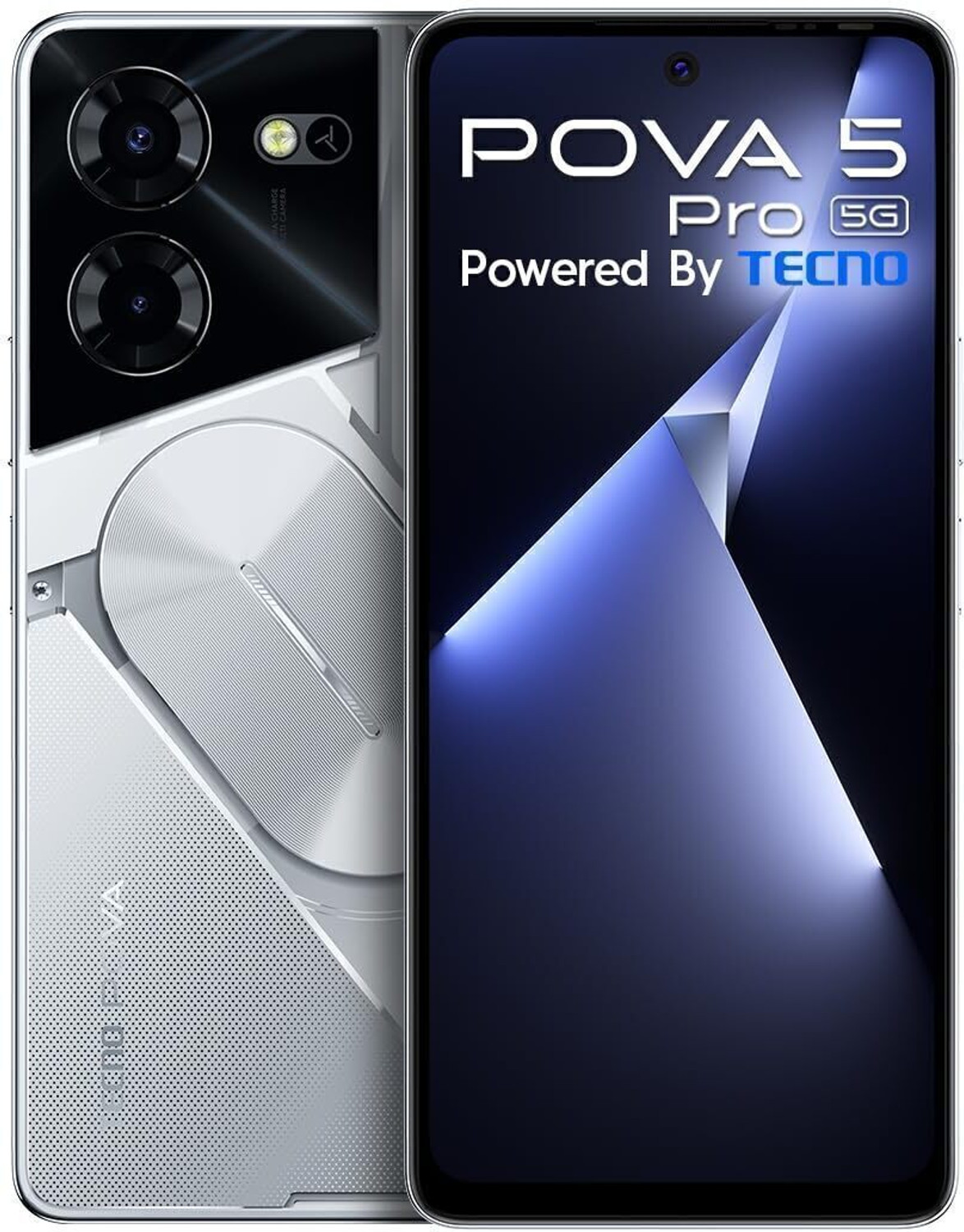 Image of Tecno Pova 5 Pro 5G (Silver Fantasy, 256 GB)