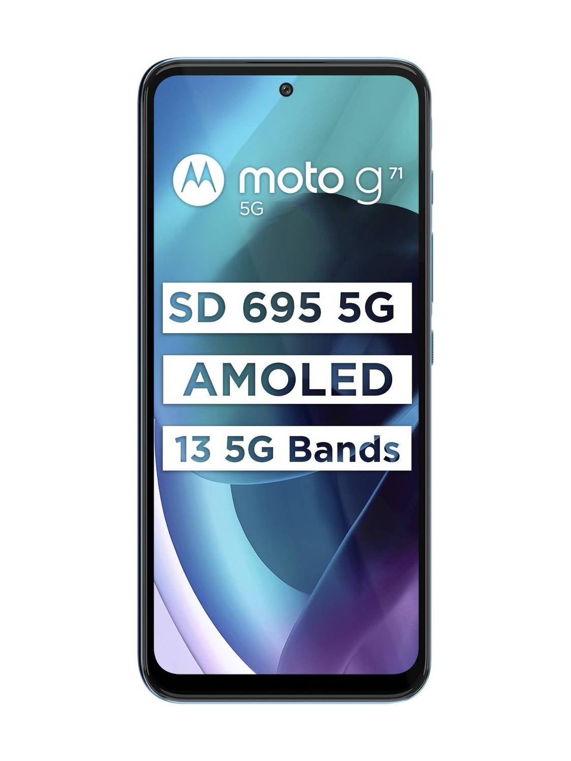 Moto G71 5G (Arctic Blue, 128 GB)