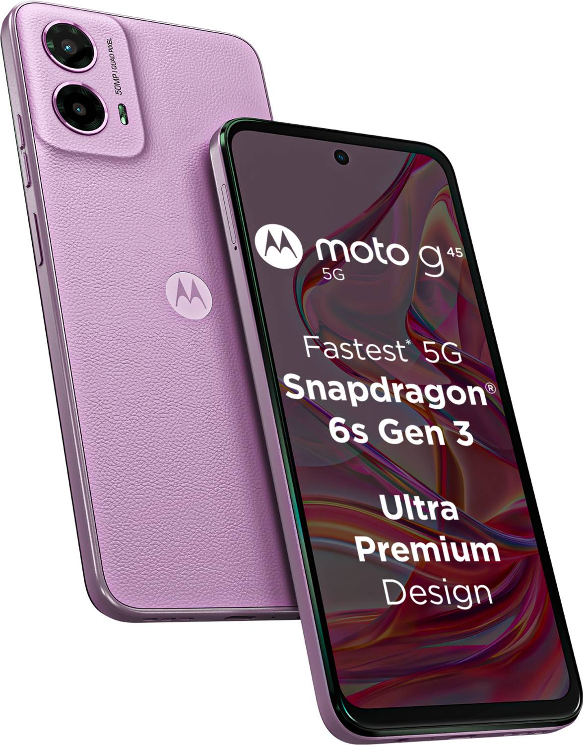 Motorola g45 5G 128GB Pink Lavender - Image 1