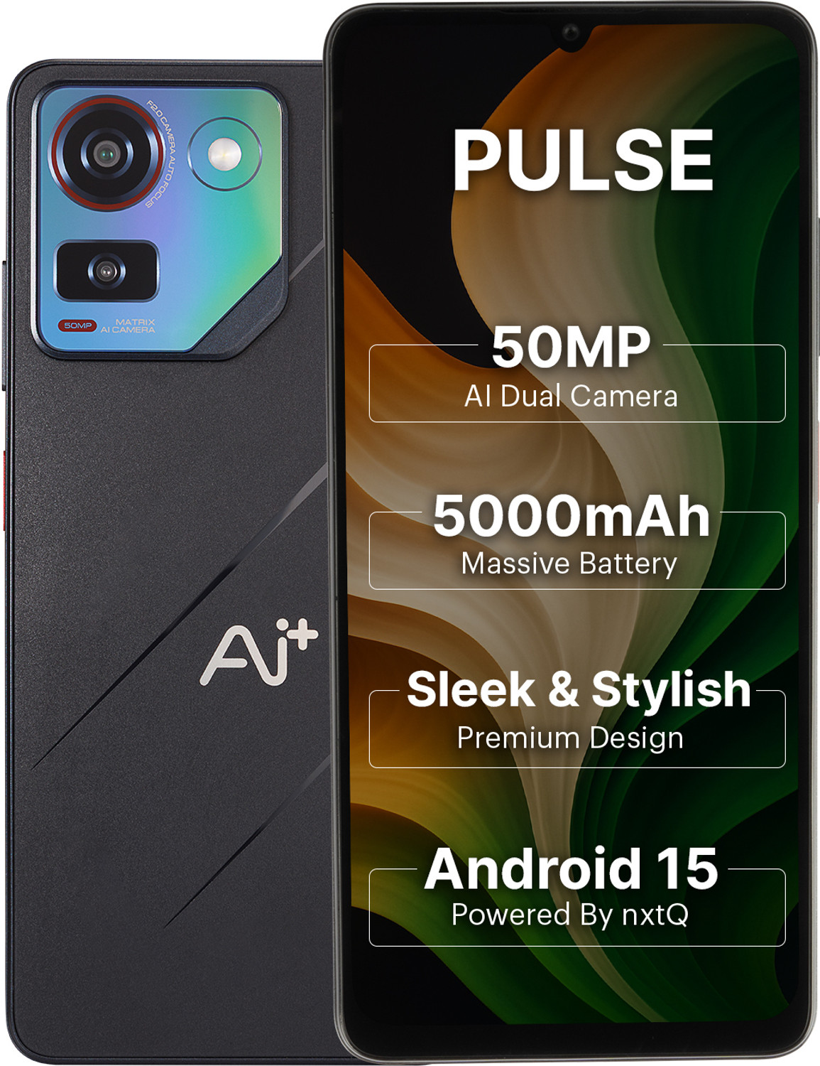Image of Ai+ Pulse 1 (Black, 64 GB)