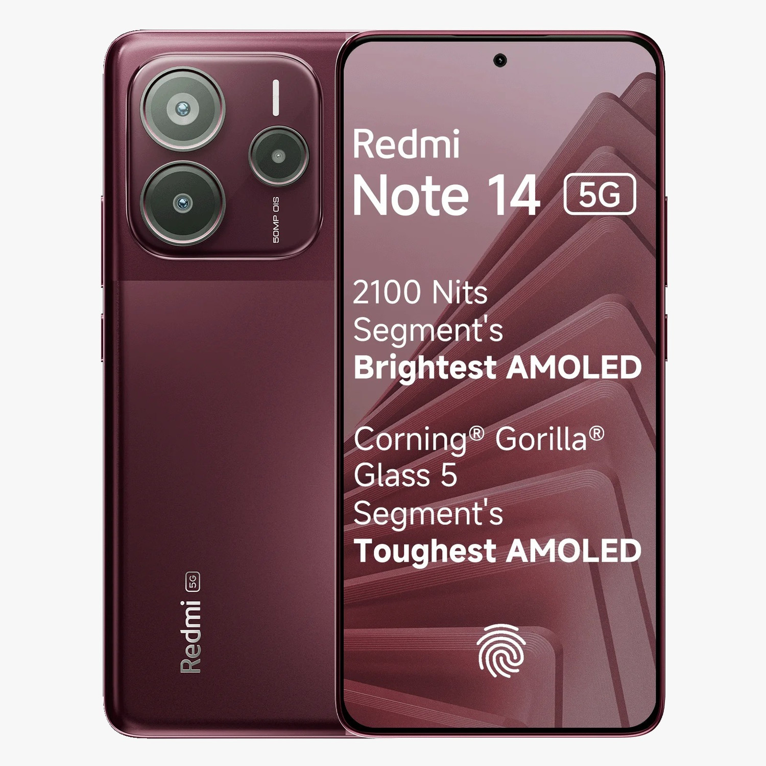 Image of REDMI Note 14 5G (Crimson Art, 256 GB)