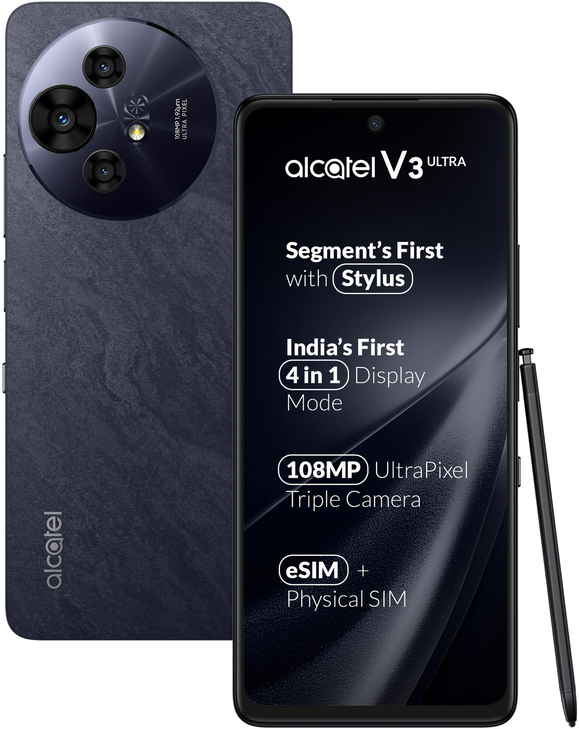Image of Alcatel V3 Ultra 5G (Ocean Grey, 128 GB)