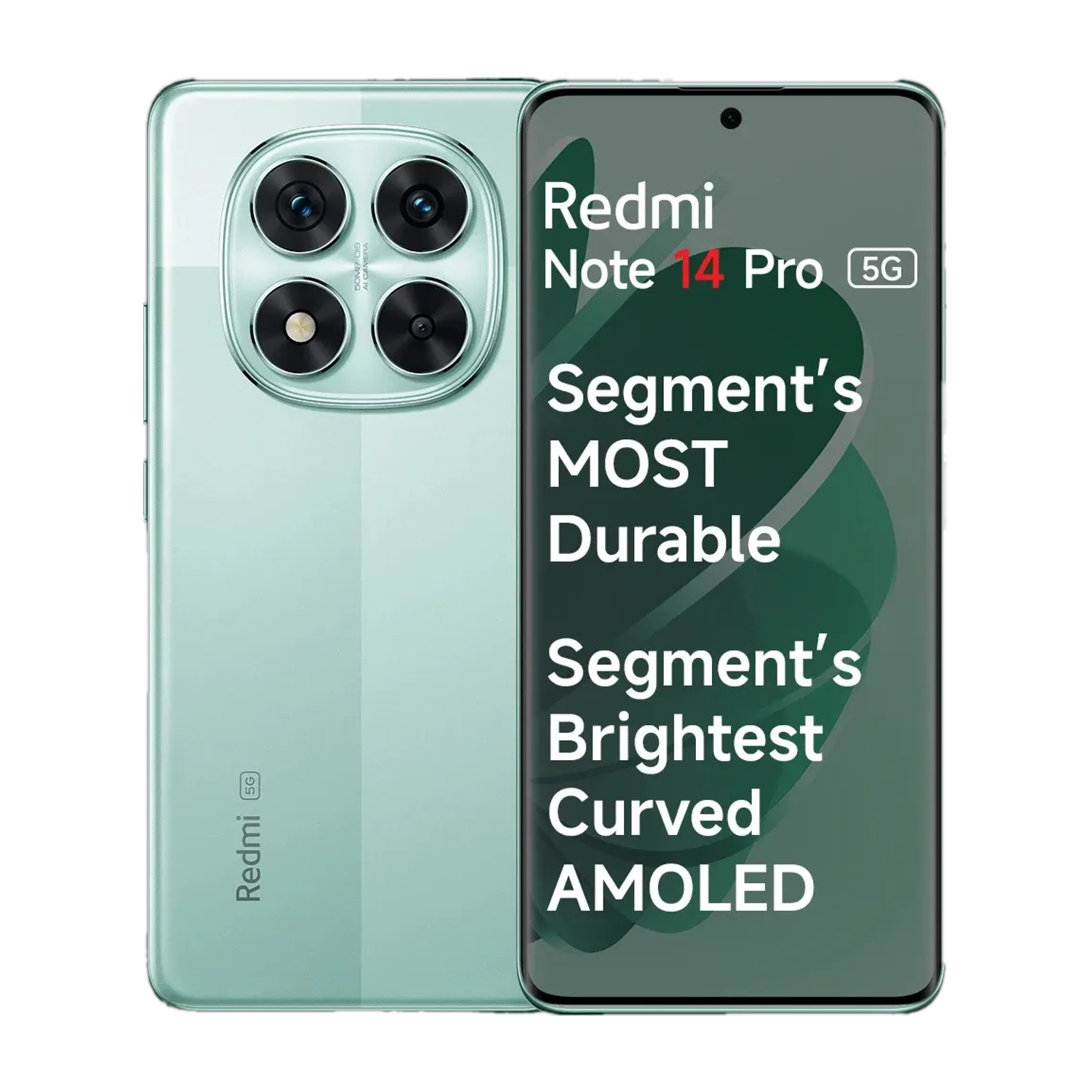 Redmi Note 14 Pro 5G 128GB Ivy Green - Image 1