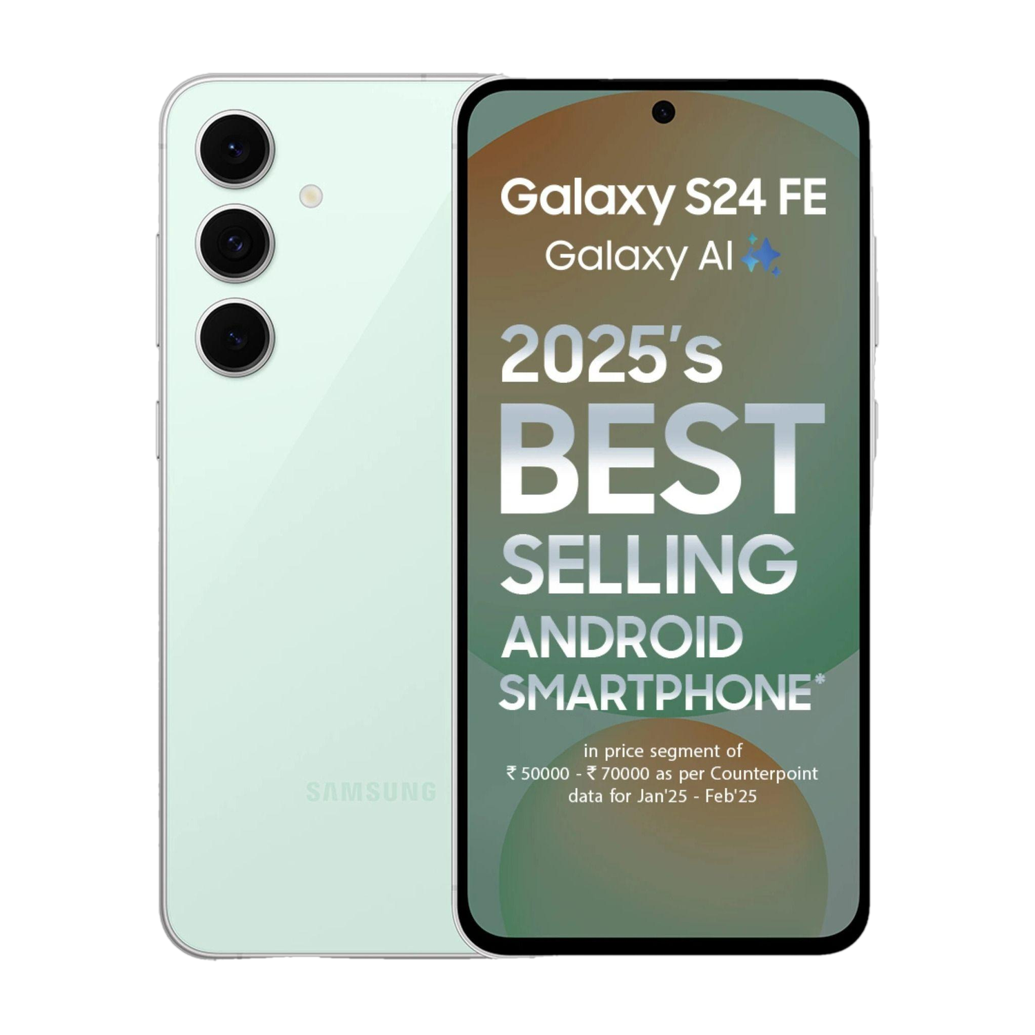 Image of Samsung Galaxy S24 FE 5G (Mint, 256 GB)