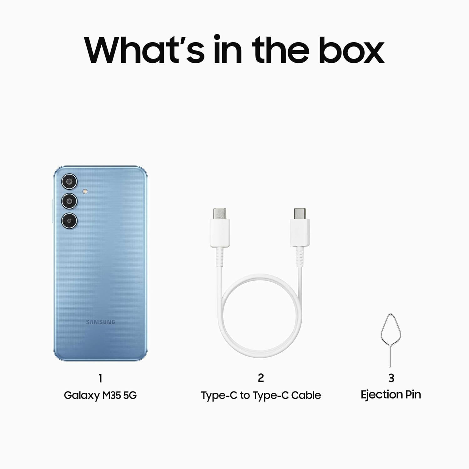 Image of Samsung Galaxy M35 5G (DayBreak Blue, 128 GB)