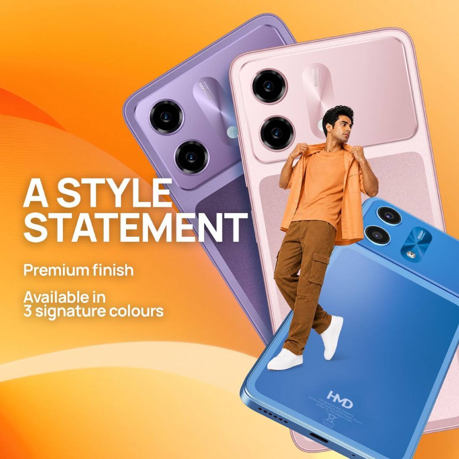 HMD VIBE2 5G 128GB Nordic Blue - Image 4