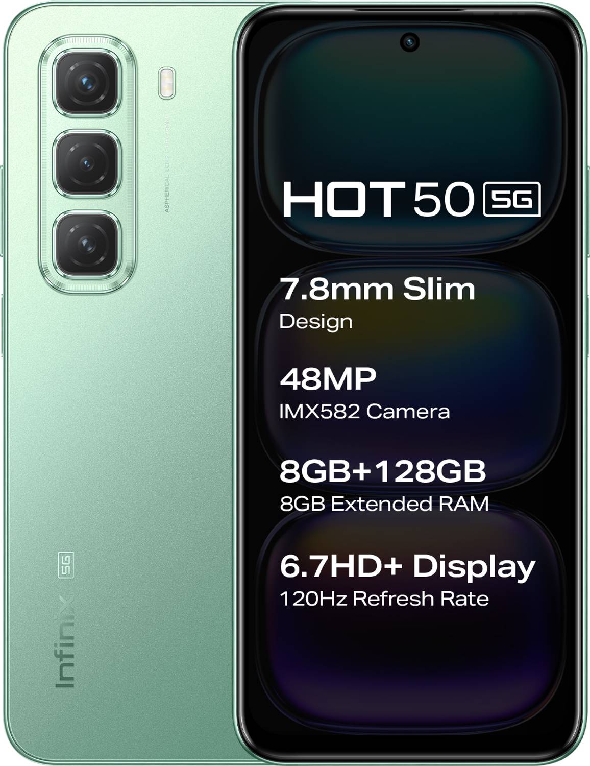 Infinix Hot 50 5G 128GB Sage Green
