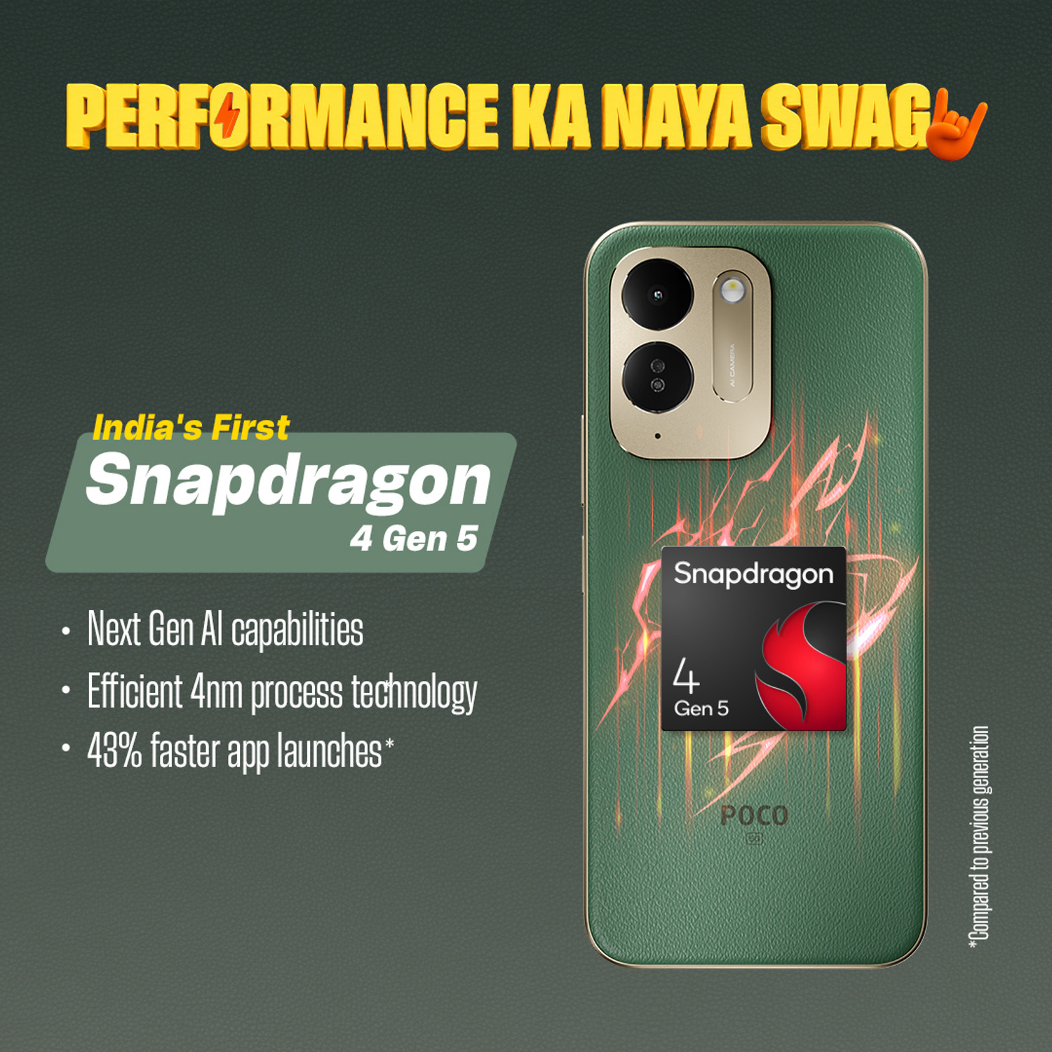 Image of POCO M8x 5G (Leather Green, 128 GB)