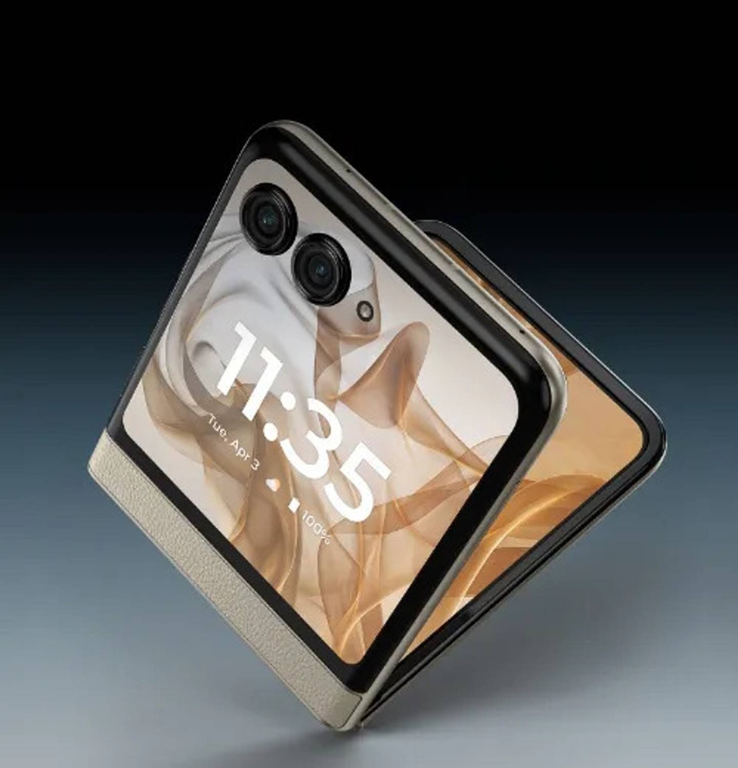 MOTOROLA Razr 50 (Beach Sand, 256 GB) - Image 3