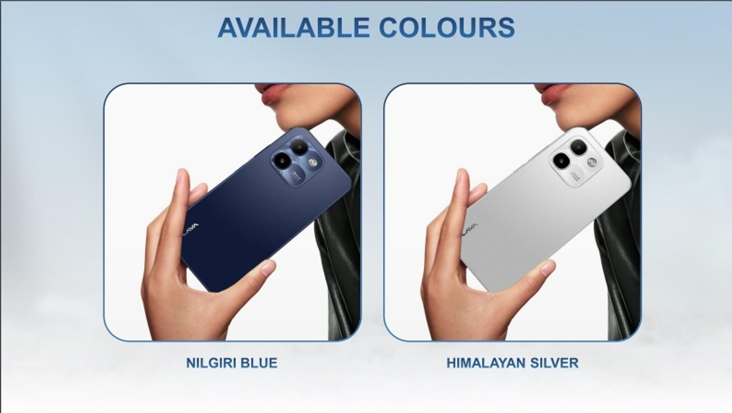 Image of LAVA Smart 4 Plus (Nilgiri Blue, Himalayan Silver, 64 GB)