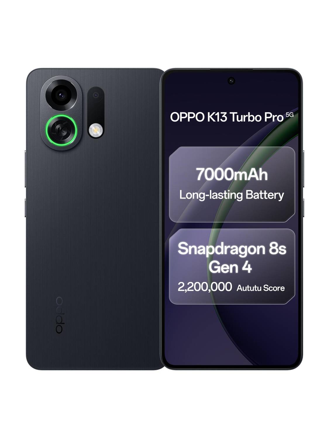 OPPO K13 Turbo Pro 5G 256GB Midnight Maverick - Image 1