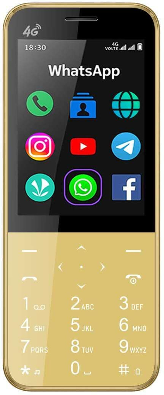 Image of I Kall I1 Pro - Touch & Type Android Mobile (Gold, 16 GB)