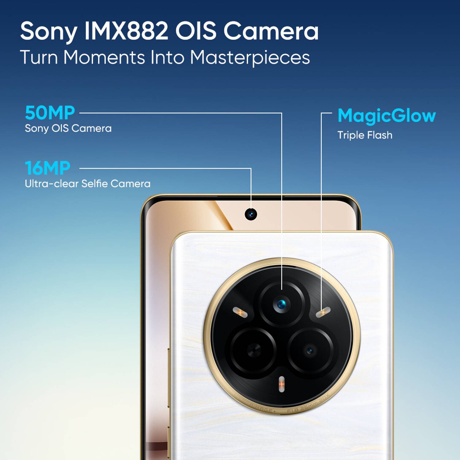 realme 14 Pro 5G 128GB Pearl White - Image 3