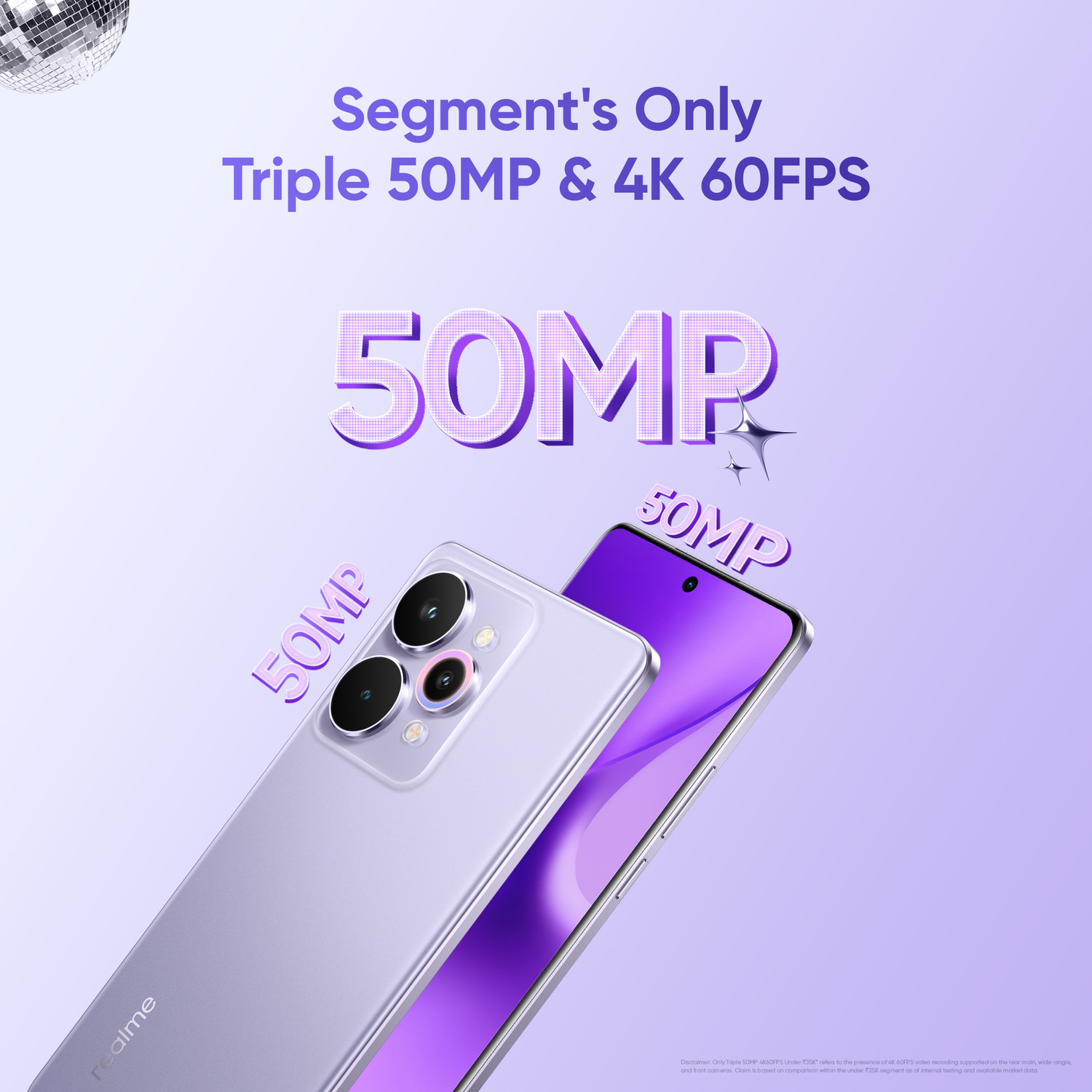 Image of realme 15 Pro 5G (Silk Purple, 256 GB)