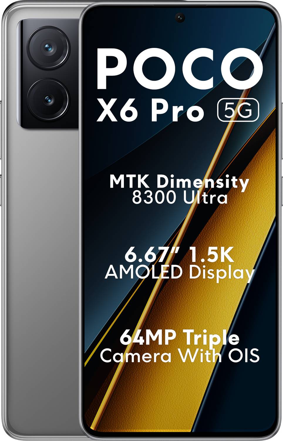 POCO X6 Pro 5G (Racing Grey, 256 GB)